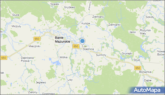 mapa Stadnica, Stadnica na mapie Targeo